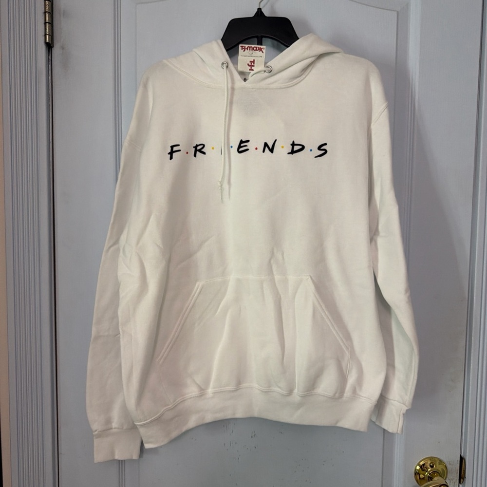 White Friends Hoodie
